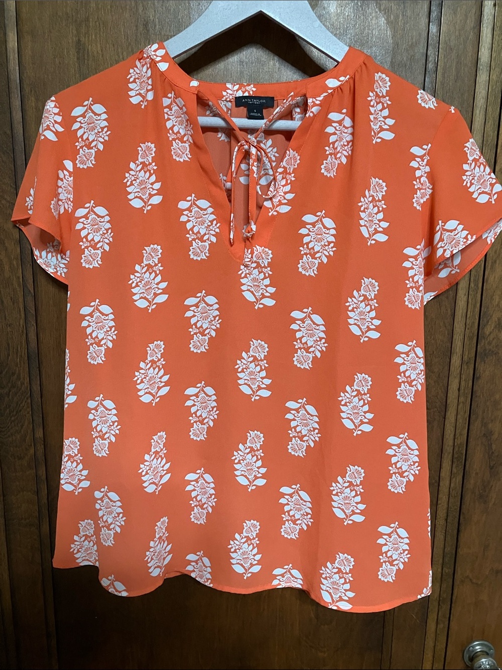Ann Taylor Factory Flutter Sleeve Blouse